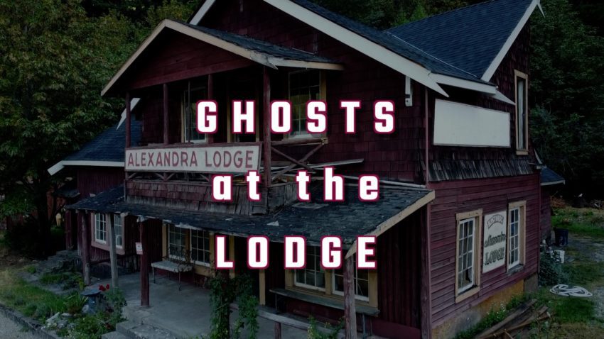 ghosts at the lodge poster